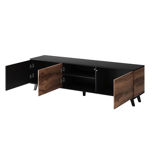 TV-Schrank RANDOM RTV-2 - Wotan Eiche/Schwarz