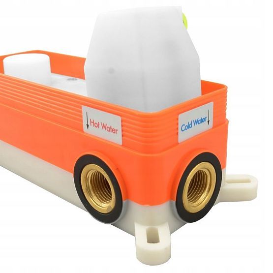 Unterputz-Badewannenarmatur Rea Lungo Kupfer + Box