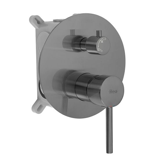 Unterputz-Badewannenarmatur Rea Lungo Titan + Box