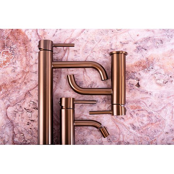 Unterputz-Duschset Rea Lungo Gebürstetes Kupfer + BOX