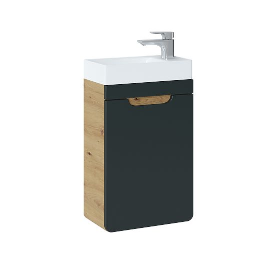 Unterschrank für Waschbecken 40 cm 1 Tür