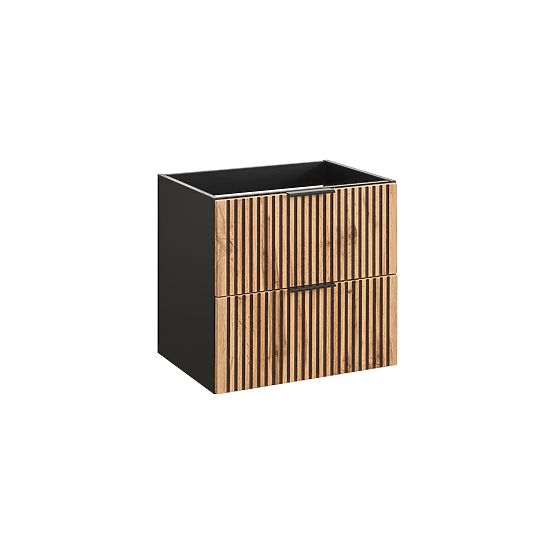 Unterschrank für Waschbecken 80cm 2 Schubladen