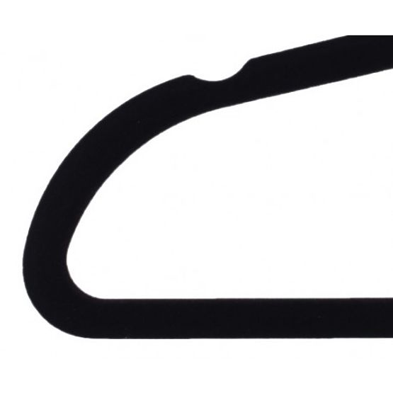 Velours-Kleiderbügel Maxi Set 10 Stück - schwarz