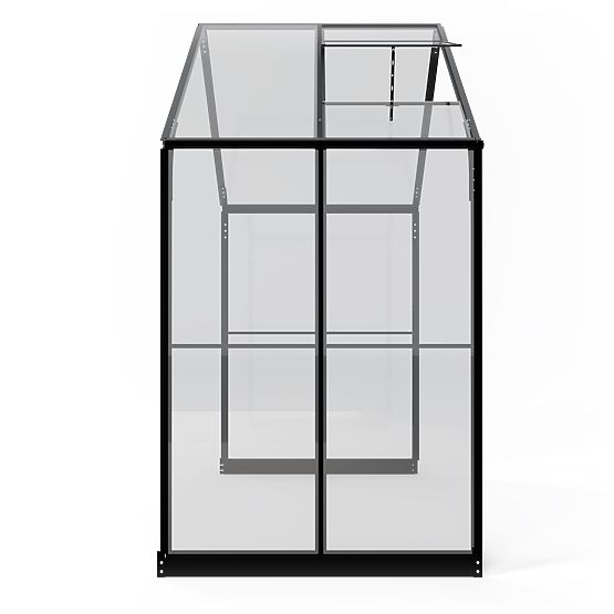 Verlängerungsmodul für Gartenorangerie Royal Green Standard, 4,1 m², gehärtetes Glas 4 mm, Aluminium