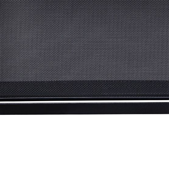 Verstellbare Gartenliege Sandy, schwarz/grafit