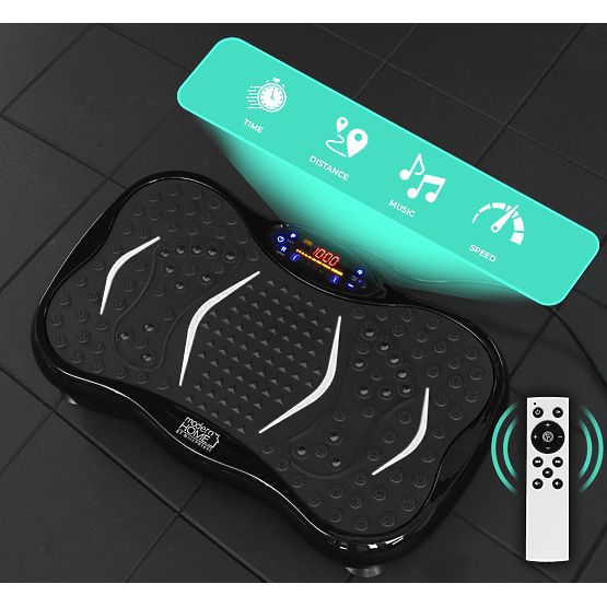Vibrationsplattform gegen Cellulite Massagegerät mit Expandern + Fernbedienung ModernHome