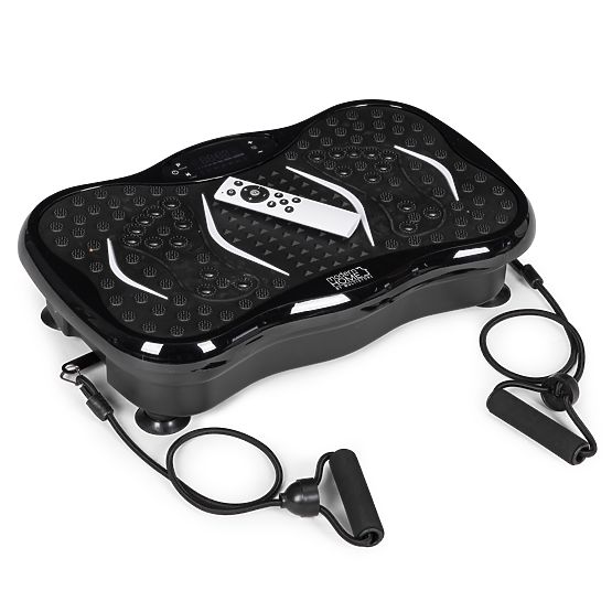 Vibrationsplattform gegen Cellulite Massagegerät mit Expandern + Fernbedienung ModernHome