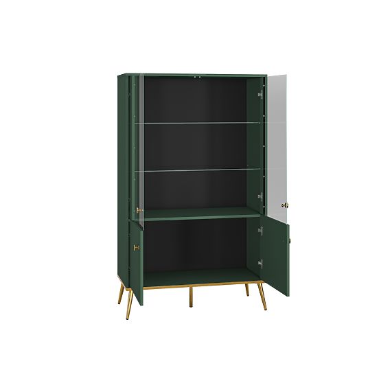 Vitrine Wald größer - grün