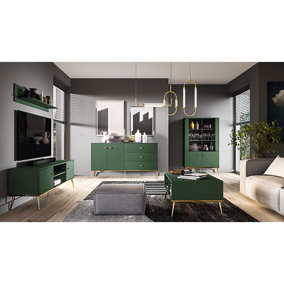 Vitrine Wald größer - grün