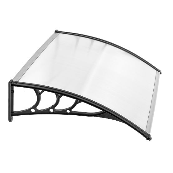 Vordach über der Tür 100x80 cm Polycarbonat-Abdeckung 100x80 cm
