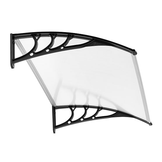 Vordach über der Tür 120x80 cm Polycarbonat-Überdachung