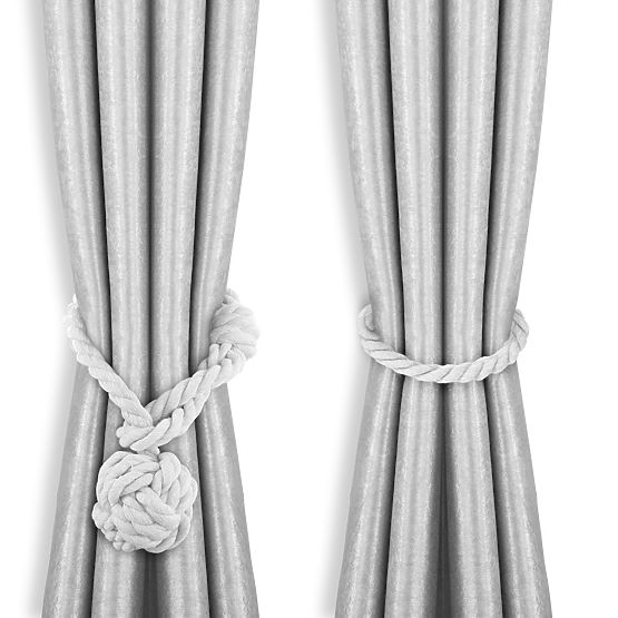 Vorhänge - Zubehör DAUPHIN Farbe Indigo ameliahome