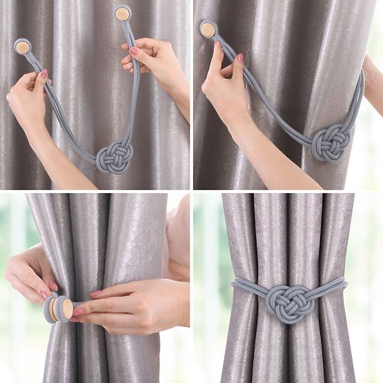 Vorhänge - Zubehör EDMONTON Farbe Indigo ameliahome