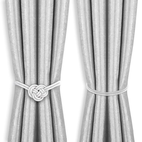 Vorhänge - Zubehör EDMONTON Farbe Weiß ameliahome