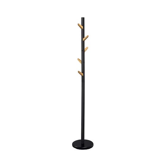W66 Kleiderständer schwarz/natur