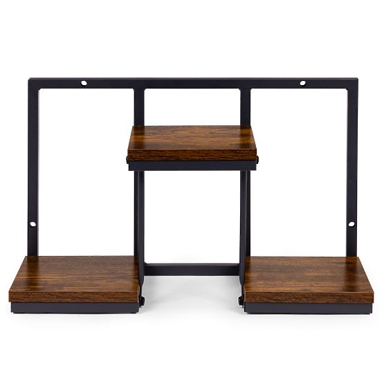 Wand-Blumenständer hängendes Regal für Blumen Dekoration 3 Ebenen Loft ModernHome