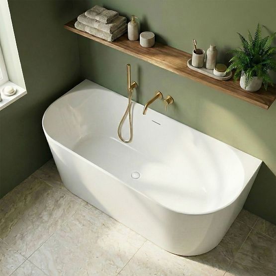 Wandbadewanne CAPRI SLIM 170 cm