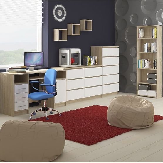 WANDBOARD K 25x25cm SET 3 Stück EICHE SONOMA