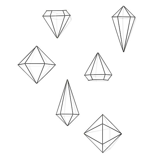 Wanddekoration PRISMA umbra