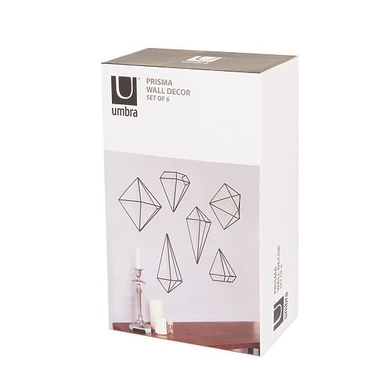 Wanddekoration PRISMA umbra