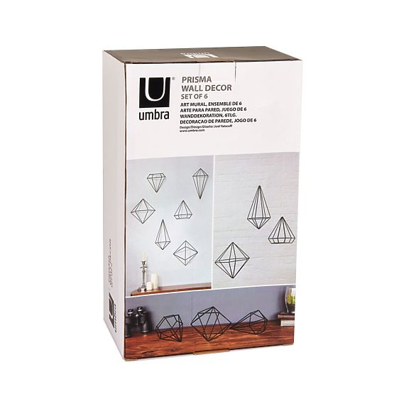 Wanddekoration PRISMA umbra