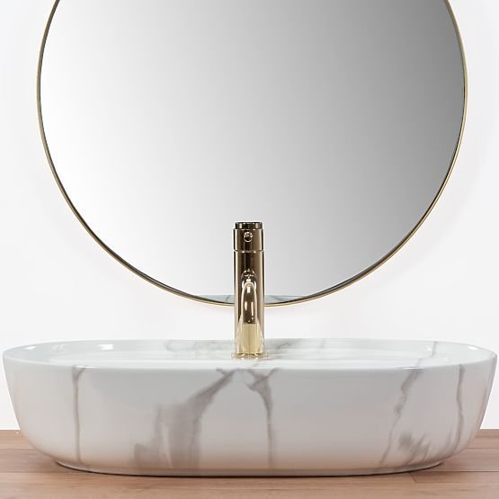 Waschbecken REA Aura 61 Marmo Shiny