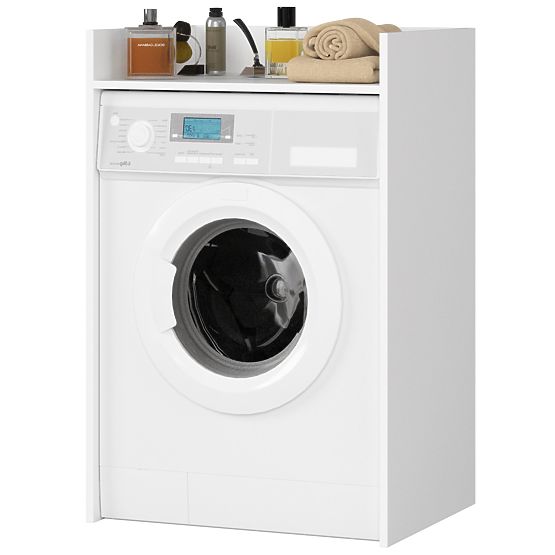 WASCHMASCHINENABDECKUNG FIN WEISS