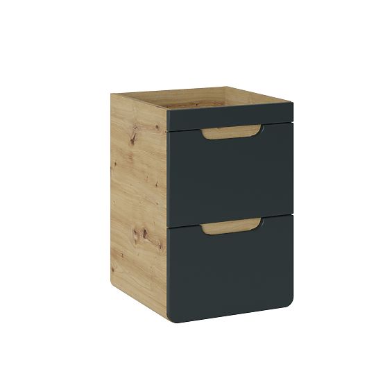 Waschtischunterschrank 40 cm 2 Schubladen