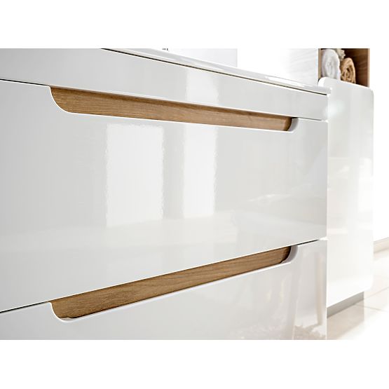 Waschtischunterschrank 50 cm 2 Schubladen