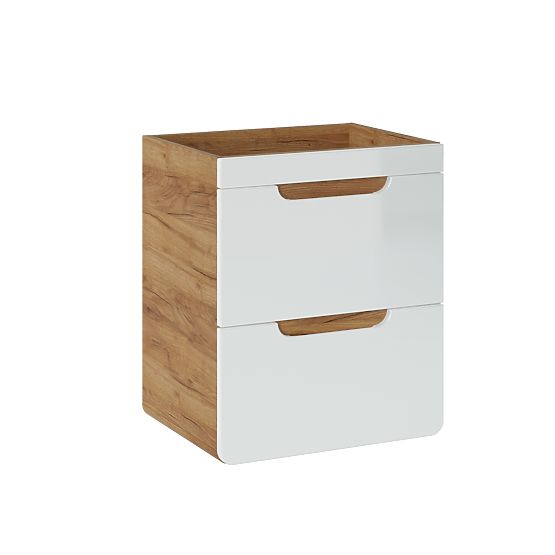 Waschtischunterschrank 50 cm 2 Schubladen