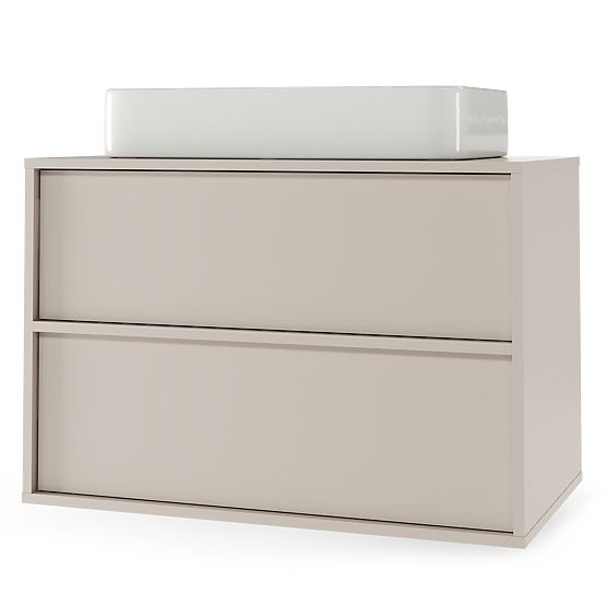 Waschtischunterschrank Mossy, 80 cm, Kaschmir