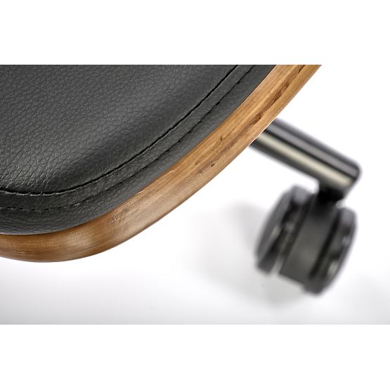 WEBER Bürostuhl Nussbaum / Schwarz