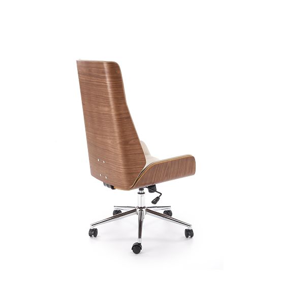 WEBSTER Bürostuhl Nussbaum/Beige