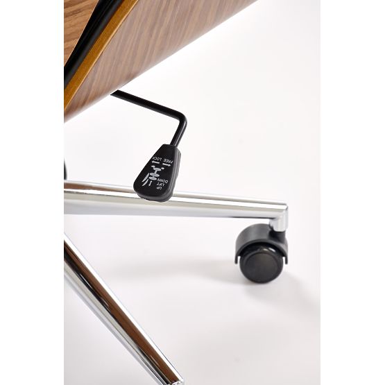 WEBSTER Bürostuhl Nussbaum/Schwarz