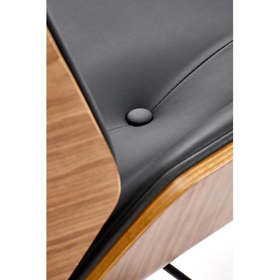 WEBSTER Bürostuhl Nussbaum/Schwarz