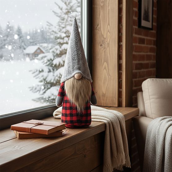 Weihnachtlicher Wichtel 30cm YX055