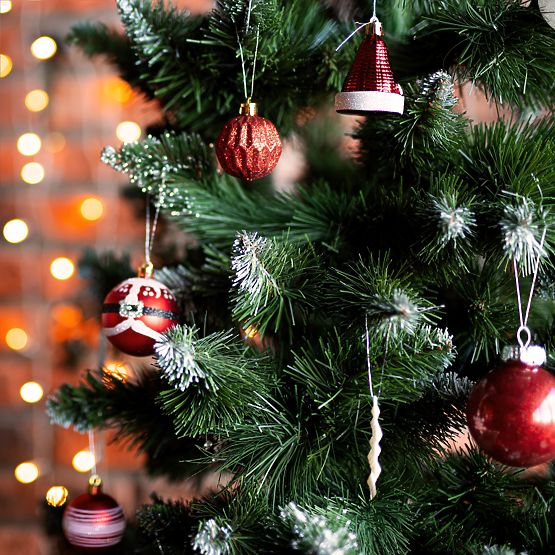 WEIHNACHTSDEKORATIONEN ROT WEISS 78 STÜCK SYSD1688-113