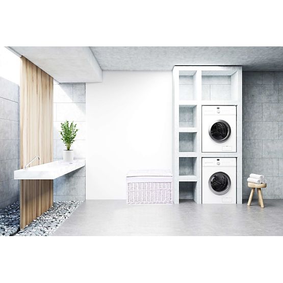 Weiße Weiden-Truhe 160 L