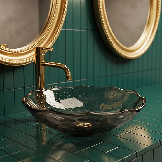 Zeitloses Waschbecken REA ARCTIC BLACK