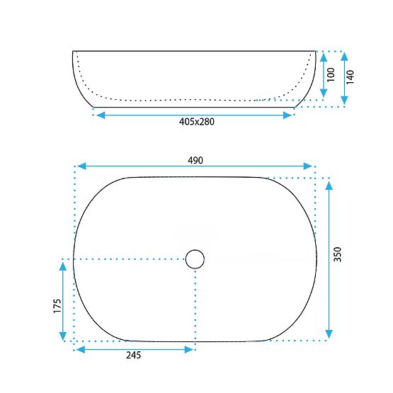 Zeitloses Waschbecken Rea Lisa