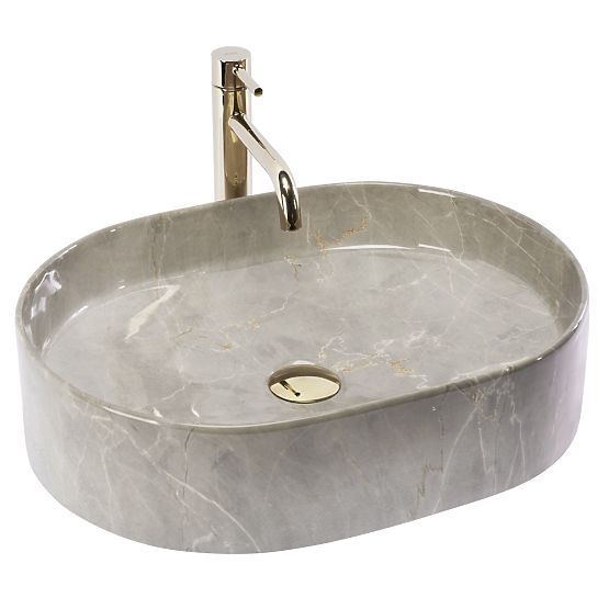 Zeitloses Waschbecken Rea Nadia 50 Kashmir
