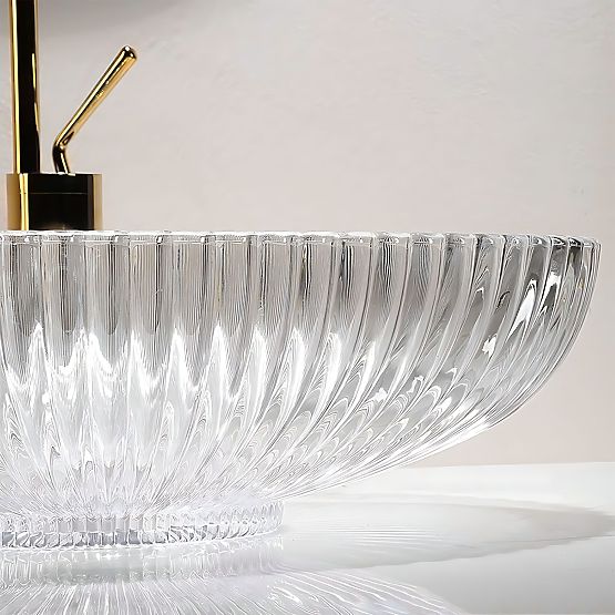 Zeitloses Waschbecken Rea Nicole Transparent