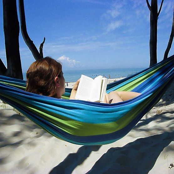 Zweipersonen-Hängematte 480143A BLAU