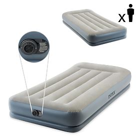 Aufblasbare Matratze 191x99 cm mit Pumpe für eine Person INTEX 64116ND