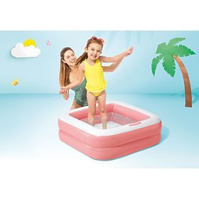 Aufblasbares Kinderplanschbecken 57100 Hellrosa - INTEX, INTEX