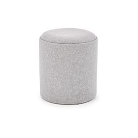 AVIKO Set aus 2 Poufs, hellgrau, Halmar