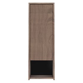 Badezimmerschrank, niedrige Säule Pezzo Walnuss, gerillt
