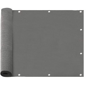Balkonschutzmatte grau 1x5 m