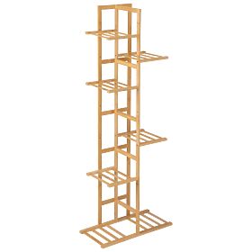 Bambus-Pflanzgefäß HERVEL natur 7 Regale
