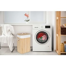 Bambus-Wäschekorb 1-Kammer natürlich